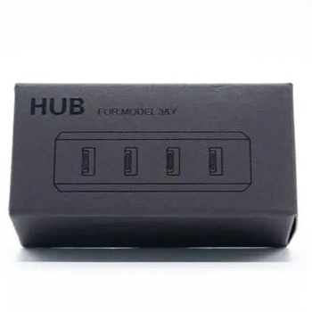 Tesla Model 3/Y USB 3.0 HUB s 4 portmi pre priehradku na ruky, ST01, bez externého napájania, prenos 100M