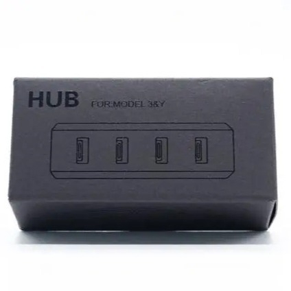 Tesla Model 3/Y USB 3.0 HUB s 4 portmi pre priehradku na ruky, ST01, bez externého napájania, prenos 100M