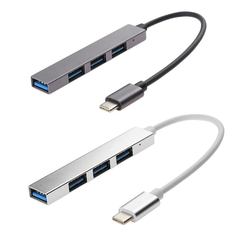 Hub USB 3.1, până la 4 porturi, docking de extensie pentru laptop, cablu de 0,15 m, 480 Mbps, model 1060