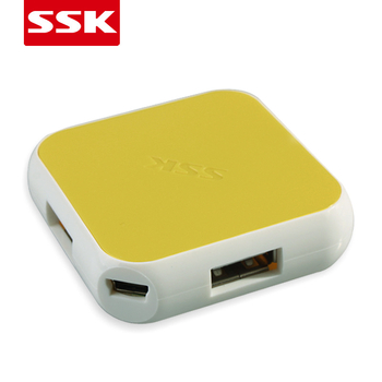 SSK SHU030 šareni USB hub, 4 priključka, razdjelnik/proširivač, kabel duljine 1,2 m