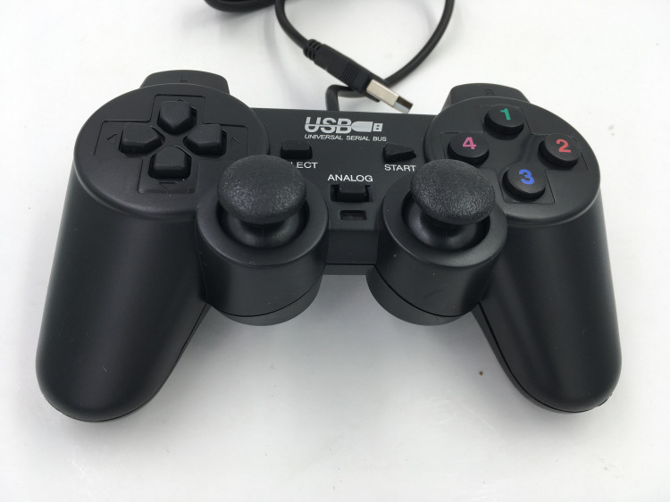 USB gamepad, kabelski kontroler u PS2 stilu za PC, model 208, 190 g