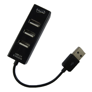 A047 4-портов USB 2.0 хъб, поддръжка на 1TB твърд диск, USB разделител, без външно захранване