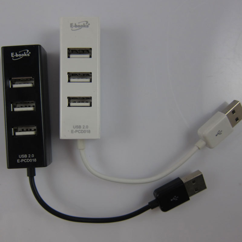 A047 4-портов USB 2.0 хъб, поддръжка на 1TB твърд диск, USB разделител, без външно захранване