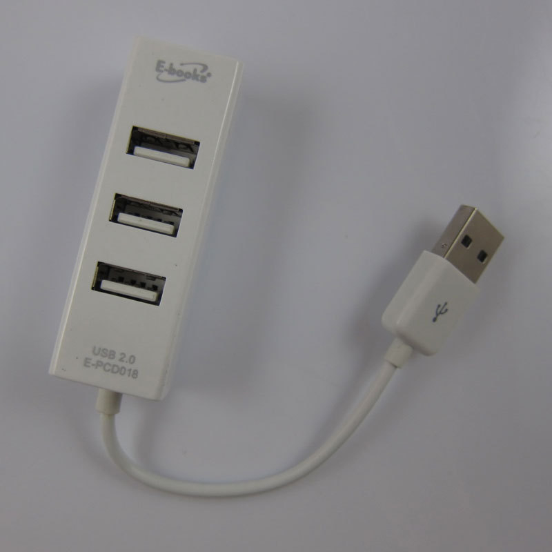 A047 4-портов USB 2.0 хъб, поддръжка на 1TB твърд диск, USB разделител, без външно захранване