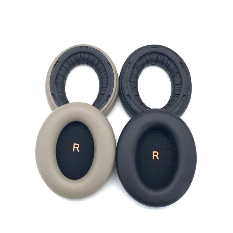 Husă din piele pentru căști Sennheiser Momentum 4.0 Wireless, piele sintetică, instalare ușoară, compatibilă cu Momentum 4.0