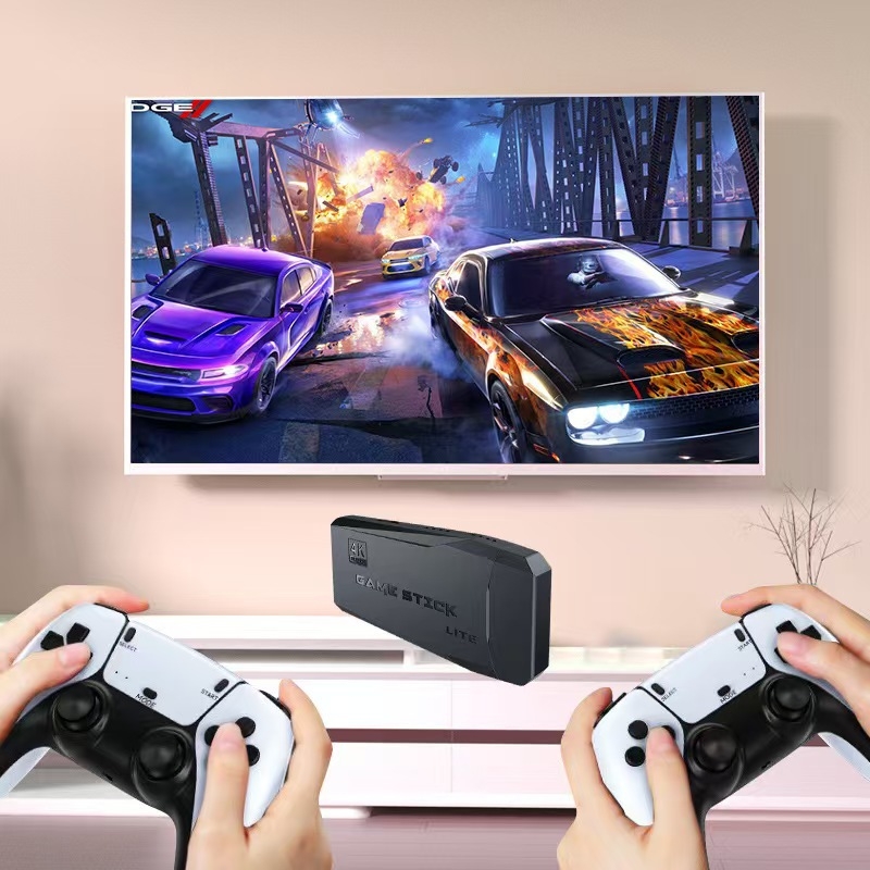 M8S nosztalgikus játékkonzol, 64GB, vezeték nélküli, 12 éves kortól