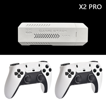 X2PRO HDMI TV-s játékkonzol, 4K, vezeték nélküli 2.4G, memória 64/128/256GB, nyílt forráskódú OS
