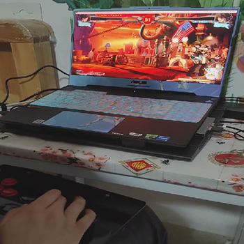 Hitbox stila arkādes USB vadības ierīce ar pilnu taustiņu komplektu; akrila korpuss; OEM pielāgošana; modelis 009; PC saderīgs