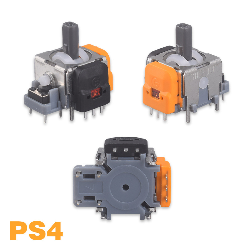 Joystick s Hallovim senzorom za popravak — paket 10 komada, ABS materijal, kalibrabilan, kompatibilan s PS5