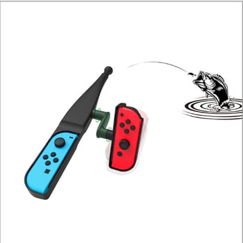 DOBE TNS-1883 Lansetă de pescuit portabilă pentru jocuri cu senzor de mișcare pentru Nintendo Switch