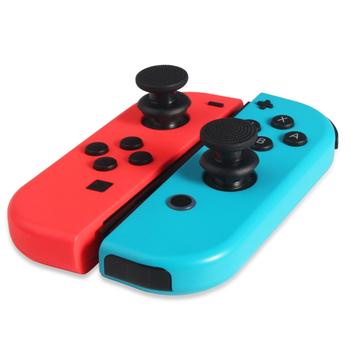 Switch Joy-Con držač s četiri u jednom s povećanim poklopcem, glava gljive, protuklizni poklopac, ABS