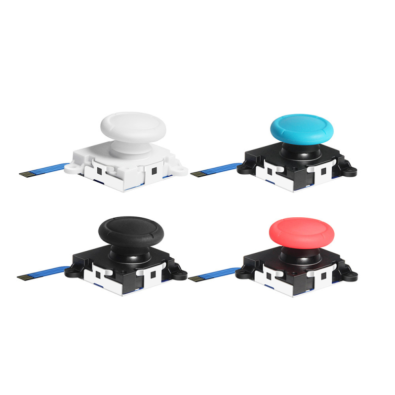 Nintendo Switch / Switch Lite Joystick 3D – înlocuire, pentru stânga și dreapta, model carbon film