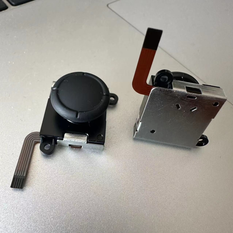 Switch džojstika kloķa un vāciņu komplekts, 6 kloķi un 6 vāciņi, paredzēts NS Lite OLED/Joy-Con OLED, interfeiss Socket, anti-drift apstrāde, 2023. gada izlaišana