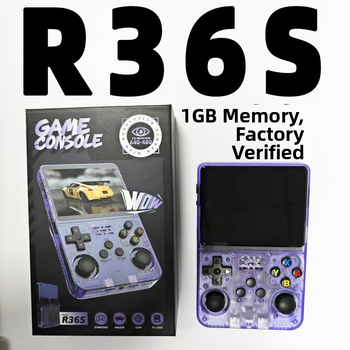 Džojstika rokas spēļu konsole ar 1 GB atmiņu, 64 bitu OS, USB-C interfeisu, 3,5 mm audio ligzdu, akcijas spēles, nostalģisks stils