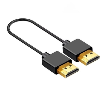 LZR cablu mini HDMI la HDMI 2.0, cablu adaptor ultra-subțire pentru dispozitive digitale, video 4K, conductoare din cupru, conectori placați cu aur