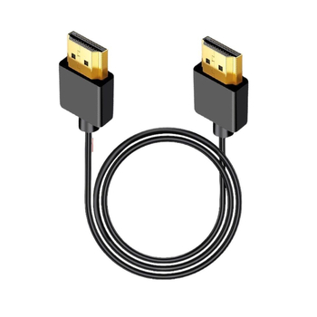 LZR cablu mini HDMI la HDMI 2.0, cablu adaptor ultra-subțire pentru dispozitive digitale, video 4K, conductoare din cupru, conectori placați cu aur