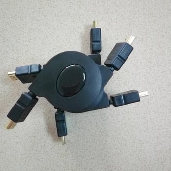 HDMI povlačni kabel, duljina 1.2 m, verzija 1.4, podržava 3D i 1080p