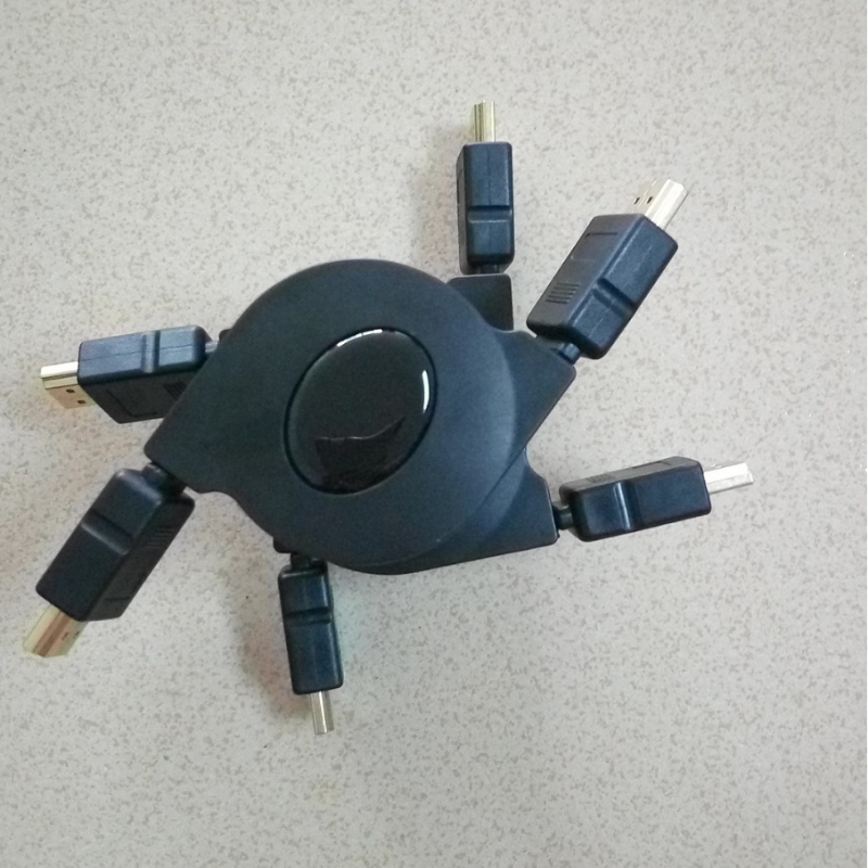 HDMI povlačni kabel, duljina 1.2 m, verzija 1.4, podržava 3D i 1080p