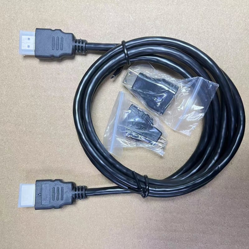 HDMI 3-u-1 kabel, Mini/Mikro HDMI na HDMI, duljina 1,5 m, bakarno-obloženi čelični vodovi, za PC