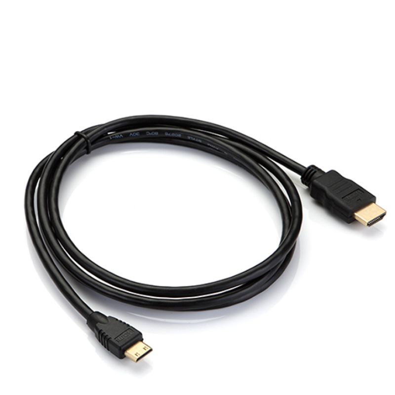 Cablu HDMI la Mini HDMI pentru DSLR, conectori plăti cu aur, conductor din oțel placat cu cupru, cablu adaptor