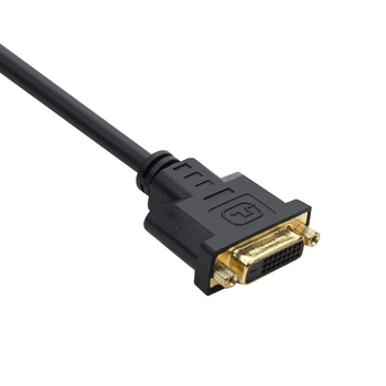 HDMI na DVI (24+1) adapter, HDMI muški na DVI ženski, 1,5 m bakreni kabel, za TV