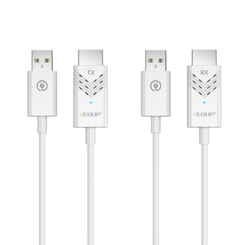 Edups EH-9906A Extender HDMI wireless, 1080P, Plug-and-Play, Interfață HDMI, cablu din cupru, Carcasă ABS