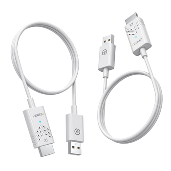 Edups EH-9906A Extender HDMI wireless, 1080P, Plug-and-Play, Interfață HDMI, cablu din cupru, Carcasă ABS