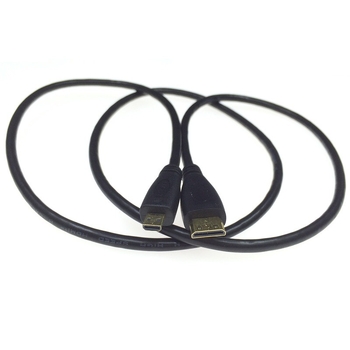 HDMI kabel Micro HDMI (Tip D) na Mini HDMI (Tip C), konverzijski kabel, duljina 1 m, za televizor
