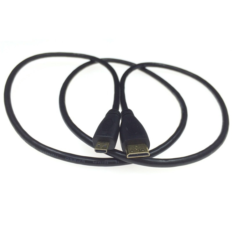 HDMI kabel Micro HDMI (Tip D) na Mini HDMI (Tip C), konverzijski kabel, duljina 1 m, za televizor