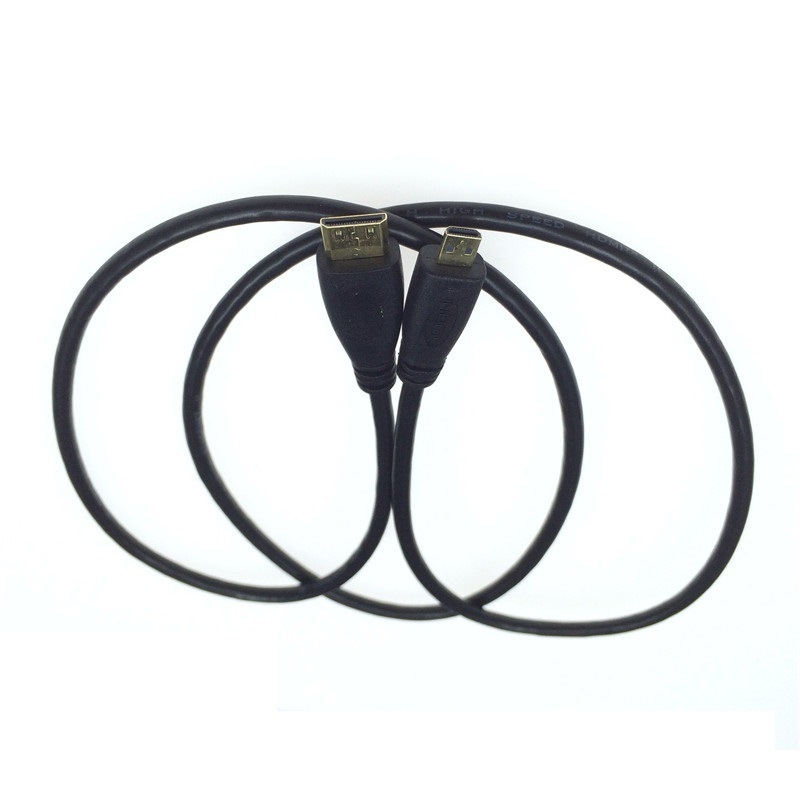 HDMI kabel Micro HDMI (Tip D) na Mini HDMI (Tip C), konverzijski kabel, duljina 1 m, za televizor