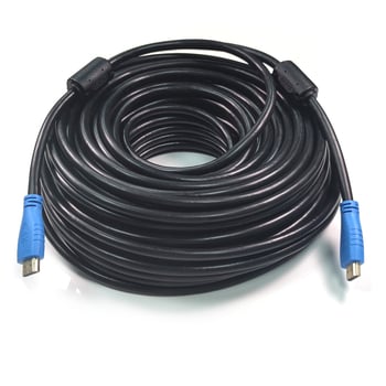 Cablu HDMI 1.4, 4K compatibil, OD 7.0 cu inele magnetice duble autentice, conductor din oțel acoperit cu cupru, mufe placate cu aur