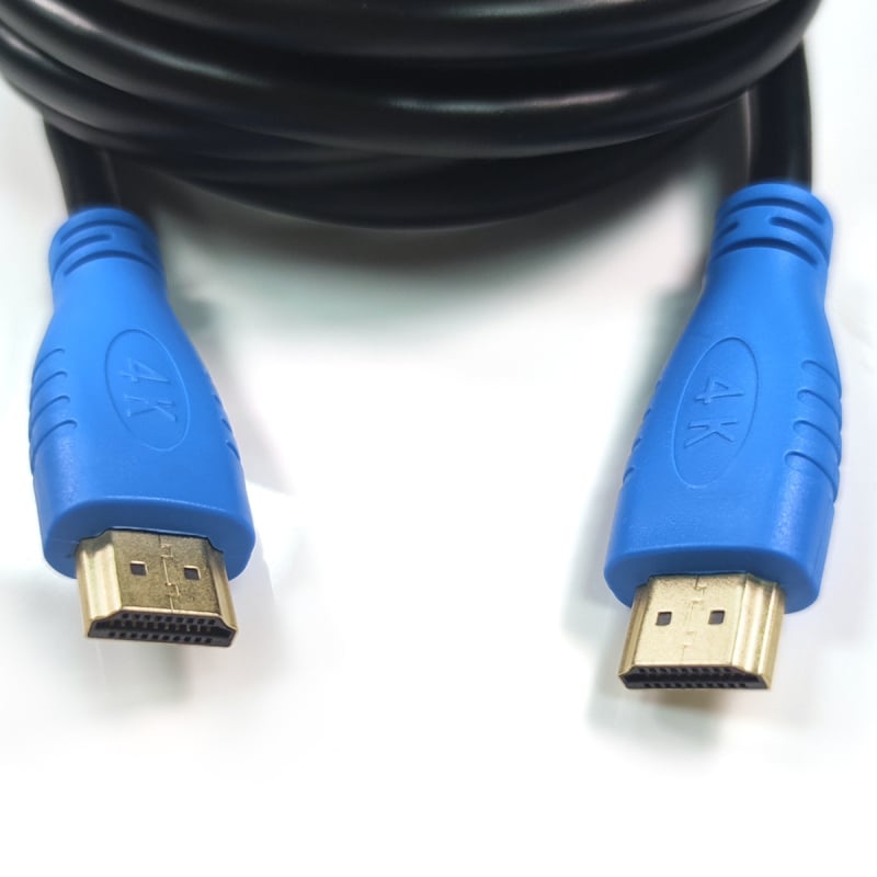 Cablu HDMI 1.4, 4K compatibil, OD 7.0 cu inele magnetice duble autentice, conductor din oțel acoperit cu cupru, mufe placate cu aur