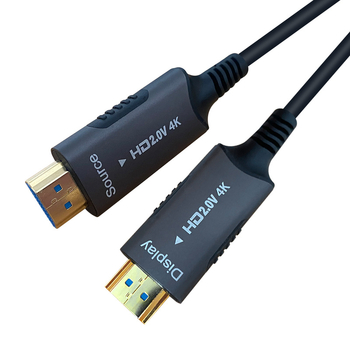 Optički HDMI kabel s vlaknom, dužine 30 m, zlatni konektori, HDMI adapter