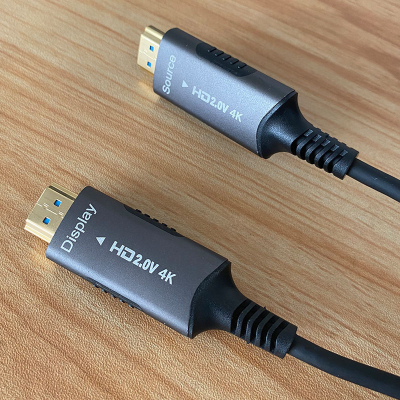 Optički HDMI kabel s vlaknom, dužine 30 m, zlatni konektori, HDMI adapter