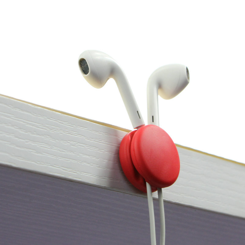 Navijač kablova CC-961, skladišni držač, jednostavan dizajn, materijal TPR, pogodan za podatkovne i punjive kablove