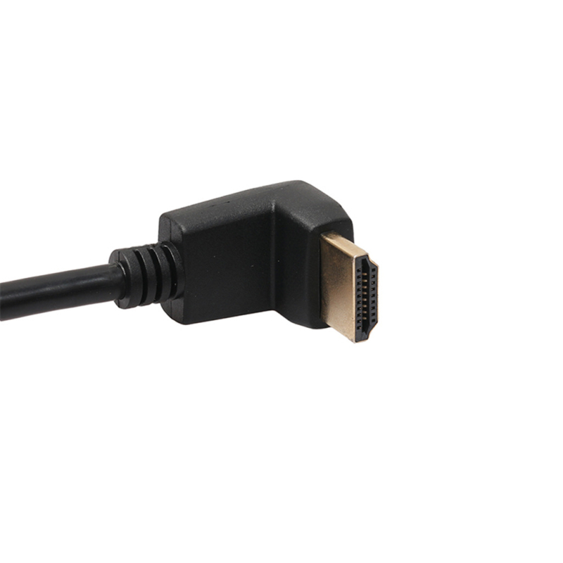 HDMI kabel s 270° zavojem, HDMI 1.4, bakreni vodič, podrška 3D/1080P, zlatni kontakti