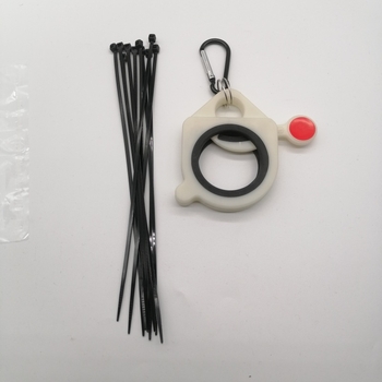 Raft organizator din plastic pentru legături de cablu, design creativ, potrivit pentru depozitare pe birou, lansat în 2023.