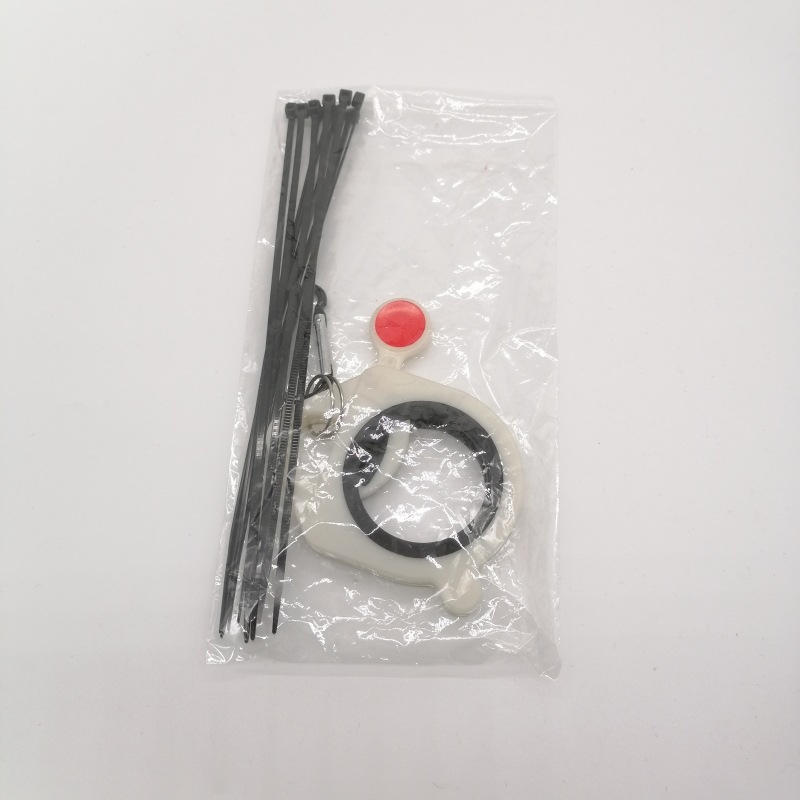 Raft organizator din plastic pentru legături de cablu, design creativ, potrivit pentru depozitare pe birou, lansat în 2023.