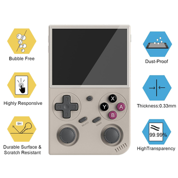 Temperēta stikla ekrāna aizsargs Batlexp G350 spēļu konsolai