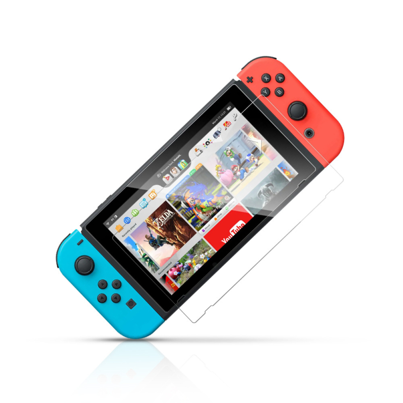 Edzett üveg képernyővédő Nintendo Switch OLED/Lite – teljes képernyőfedettség, HD élesség, ujjlenyomat-mentes, ütésálló