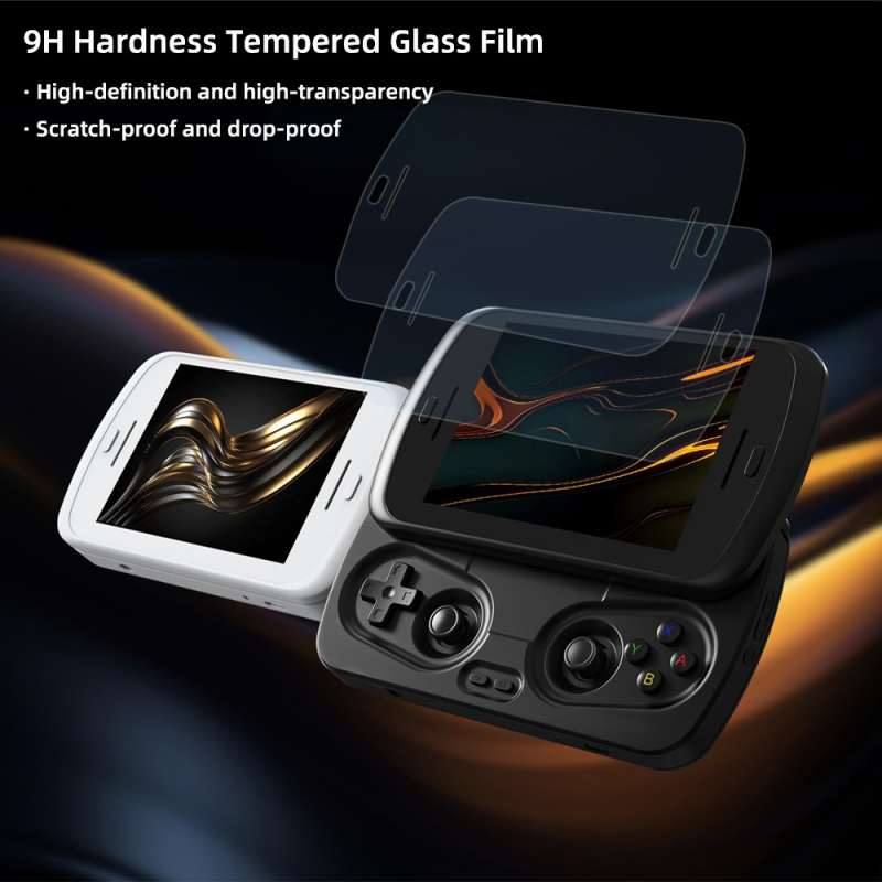 Anbernic RG Slide ekrāna aizsargs — temperētā stikla, 9H cietība, piemērots RG Slide spēļu konsolei