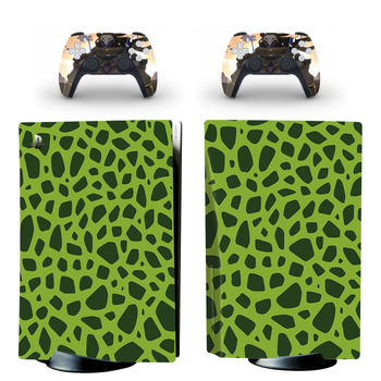 PS5 teljes testű PVC matrica – védő fólia a konzolhoz és a kontrollerekhez, 0.04–0.08 mm, légáteresztő, eltávolítható ragasztó, ragasztó maradék nélkül, rajz alapján testreszabás