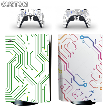 PS5 teljes testű PVC matrica – védő fólia a konzolhoz és a kontrollerekhez, 0.04–0.08 mm, légáteresztő, eltávolítható ragasztó, ragasztó maradék nélkül, rajz alapján testreszabás