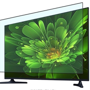 TV anti-kék fény védő fólia, anti-reflexiós és anti-glare bevonattal, 3 rétegű PET fólia, tömeg 300 g