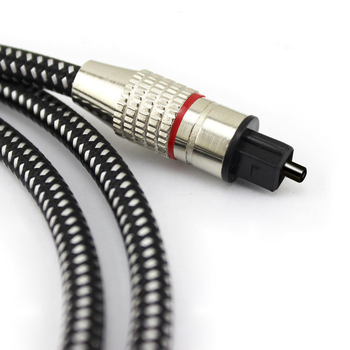 6.0-kanalni audio optički kabel Toslink SPDIF, s pletenim omotačem