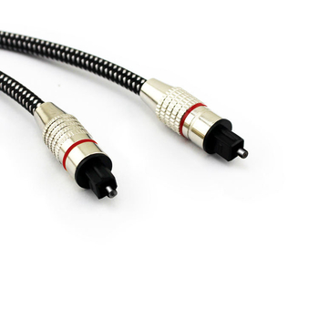 6.0-kanalni audio optički kabel Toslink SPDIF, s pletenim omotačem