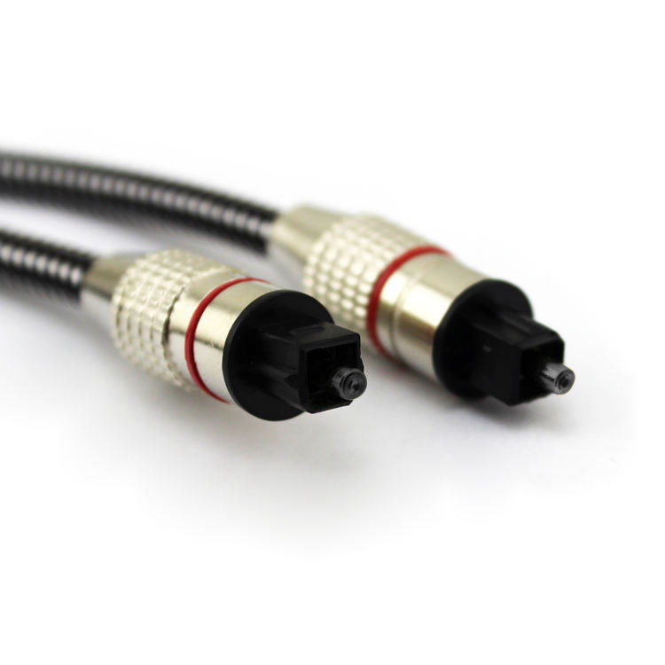 6.0-kanalni audio optički kabel Toslink SPDIF, s pletenim omotačem