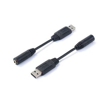 USB na 3,5 mm, 4-polozni zlatni adapter kabel za audio uređaje s bakrenim vodom i cinkovim jezgrom