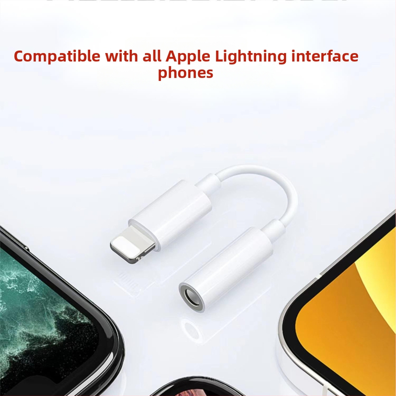 Apple Lightning audio adaptér kábel — Core material: silver-plated copper wire; Wire material: oxygen-free copper; Craft: silver plating; Processing mode: OEM; Brand: Xinxianglian