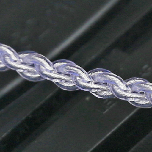 Striebroplátovaný meďový vodič pre DIY slúchadlá a Hi‑Fi vylepšenie, 4 vlákna, 100 jadier